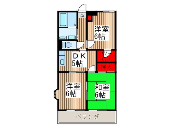 スティーレ与野Ｂの物件間取画像